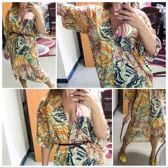 H&M boho Beach Hawaii Robe dress Jungle overall - Picture 8 of 8